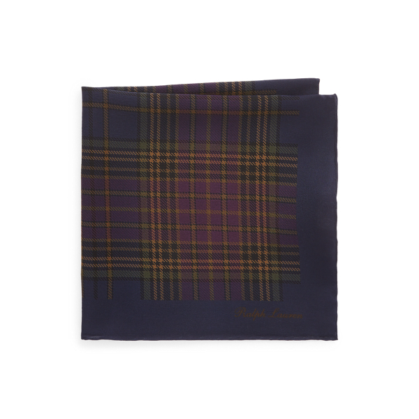 Fazzoletto in seta tartan