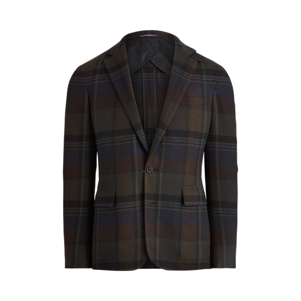 Hadley Plaid Cashmere Sport Coat Purple Label in 1