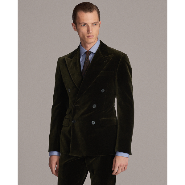 Olive Kent Velvet Jacket Purple Label 5