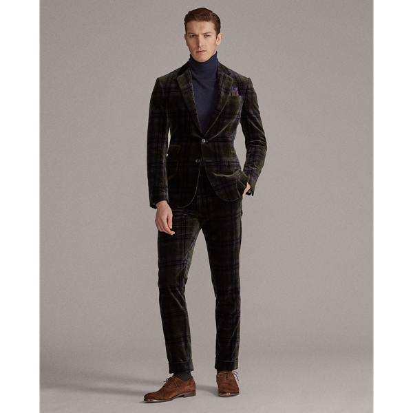 Tartan Multi Kent Tartan Velvet Dinner Jacket Purple Label 4
