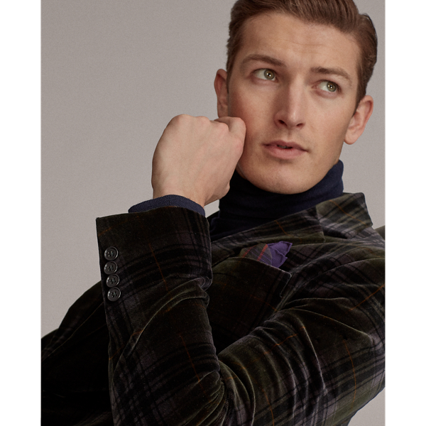 Tartan Multi Kent Tartan Velvet Dinner Jacket Purple Label 6