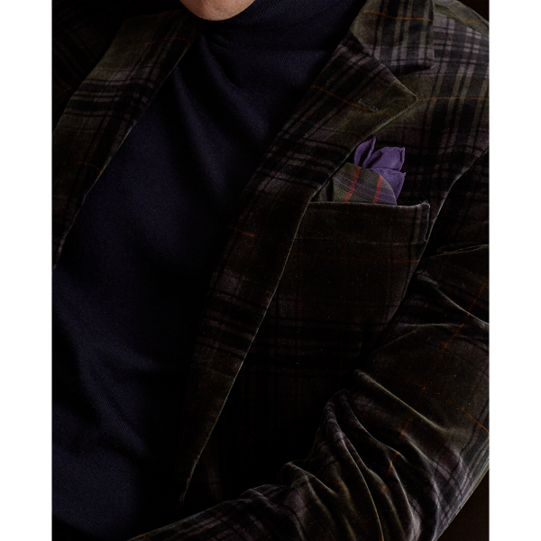 Tartan Multi Kent Tartan Velvet Dinner Jacket Purple Label 7