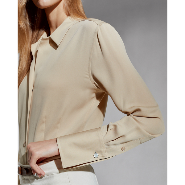Palomino Gabriela Silk Georgette Shirt Ralph Lauren Collection 6