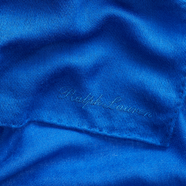 Écharpe en cachemire Ralph Lauren Collection en Azure 3