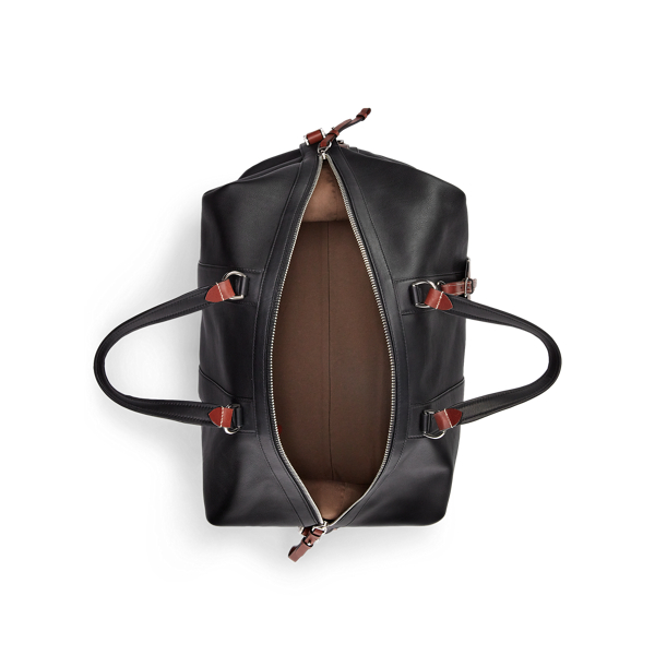 Black Calfskin Darwin Duffel Purple Label 5