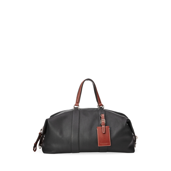 Black Calfskin Darwin Duffel Purple Label 1