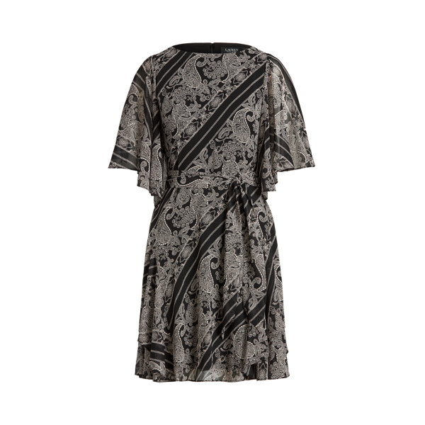 Paisley Georgette Dress