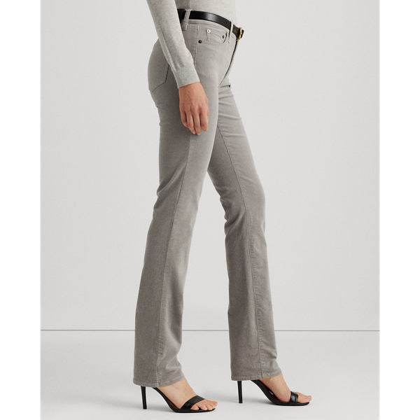 Pantalon Premier velours c&ocirc;tel&eacute; Lauren en Gris perle 5