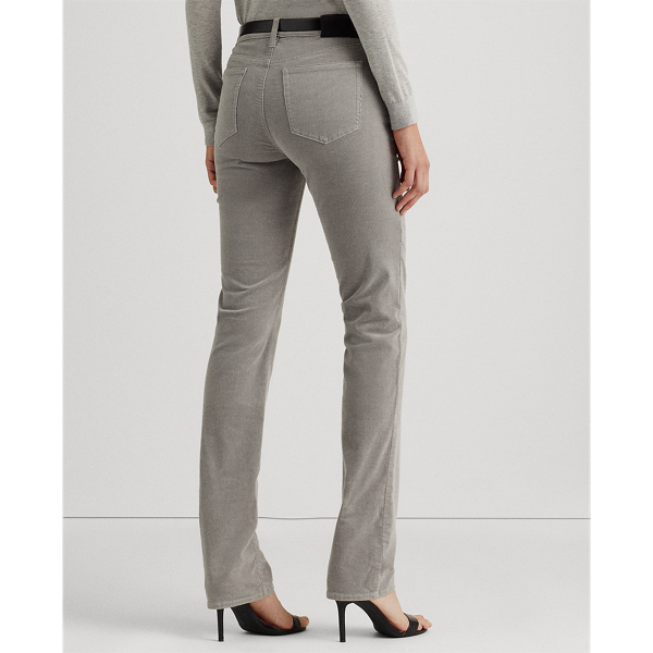 Pantalon Premier velours c&ocirc;tel&eacute; Lauren en Gris perle 6