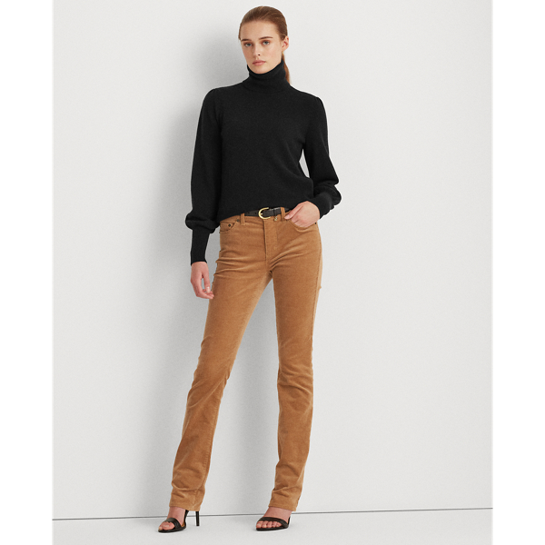 Polo Black Washable Cashmere Turtleneck Lauren 4