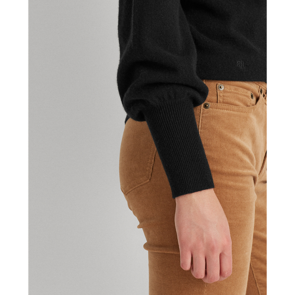 Polo Black Washable Cashmere Turtleneck Lauren 6