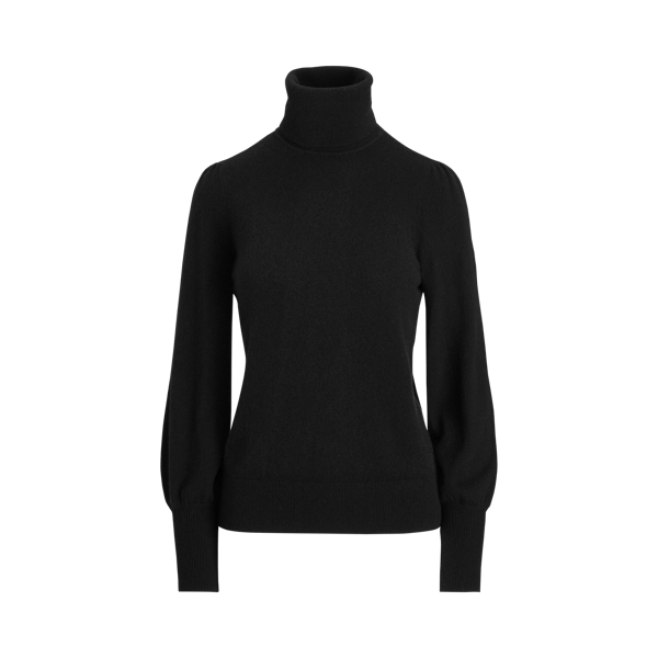 Polo Black Washable Cashmere Turtleneck Lauren 2