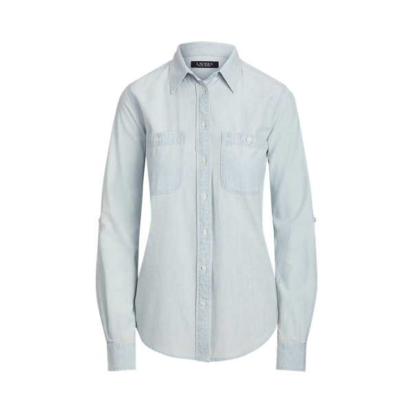 Ralph lauren womens chambray shirt online