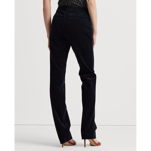 Lauren Navy Corduroy Straight Trouser Lauren 4