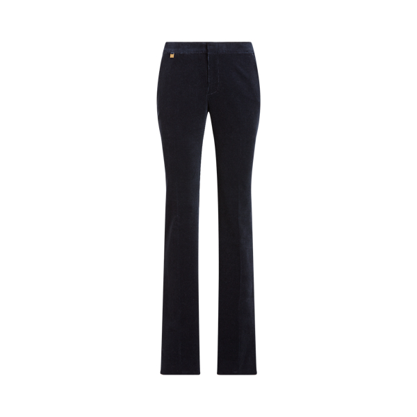 Lauren Navy Corduroy Straight Trouser Lauren 2