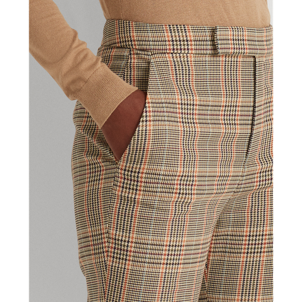 Orange Multi Cotton-Wool Wide-Leg Pant Lauren 6