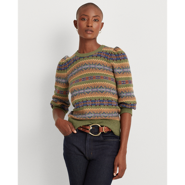 Fair Isle Cashmere-Blend Jumper for Women Ralph Lauren® UK