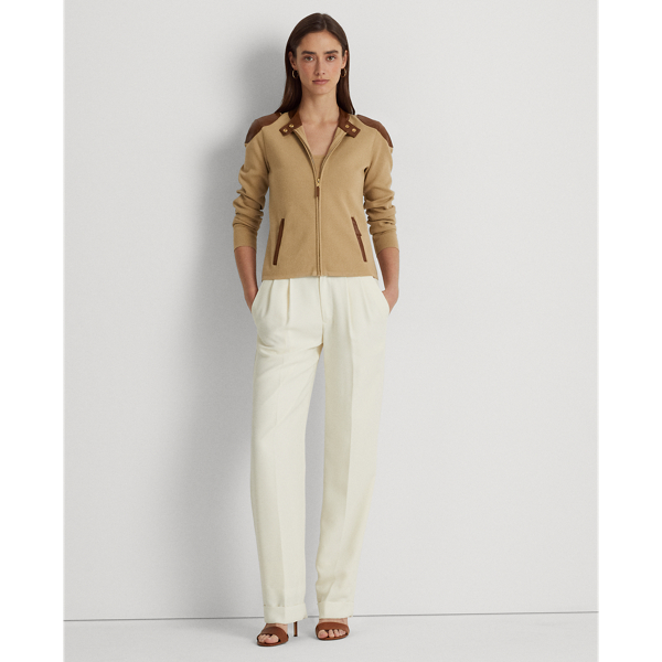 Birch Tan Cotton-Nylon Jacket Lauren 4
