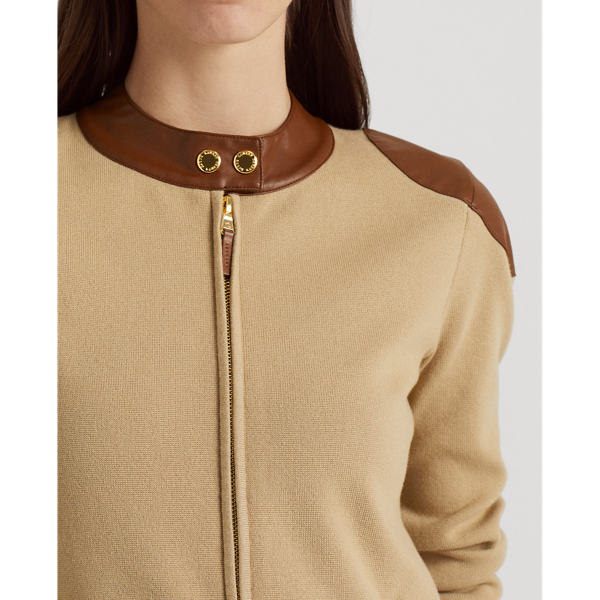 Birch Tan Cotton-Nylon Jacket Lauren 6