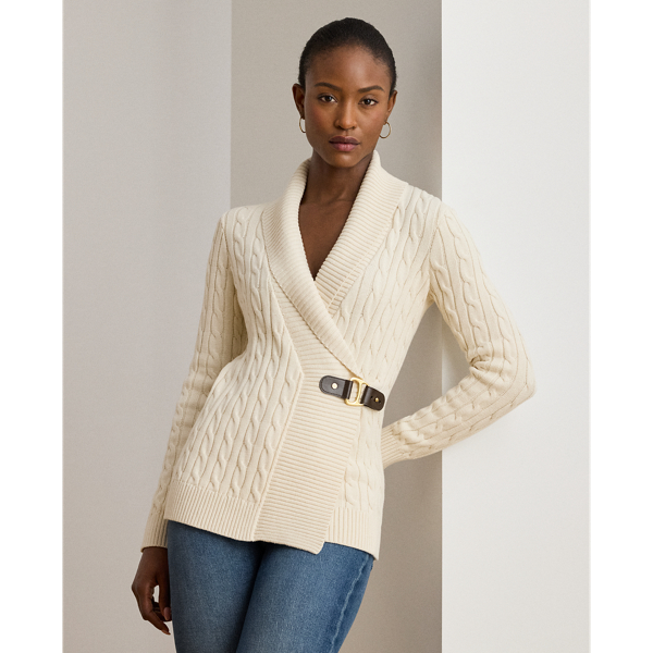 Buckled Cotton Sweater