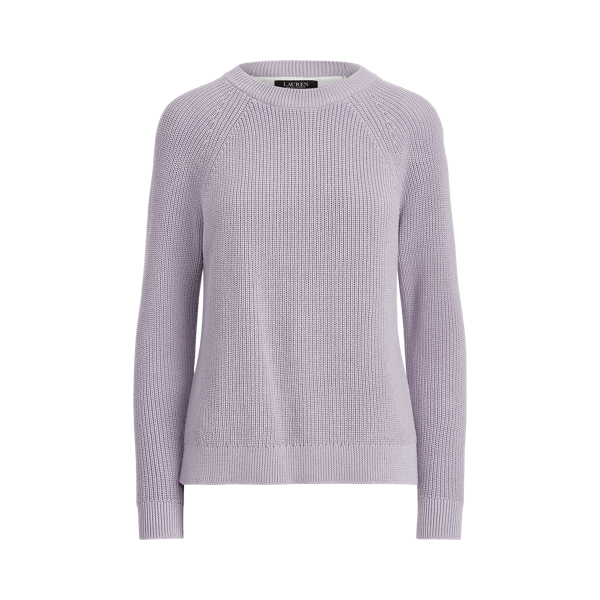 Dutch Lavender Layered Rib-Knit Sweater Lauren 2
