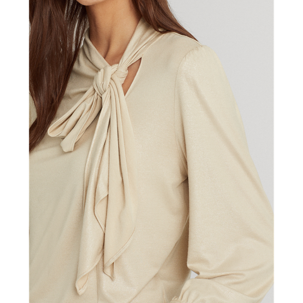 Farro Heather Metallic Jersey Top Lauren 6