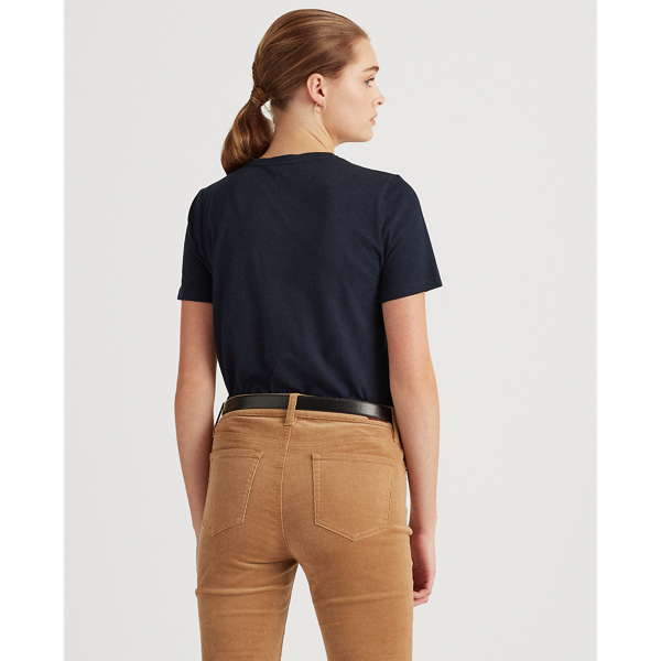 Lauren Navy Logo Cotton-Modal Tee Lauren 4