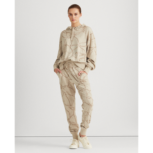 Farro Heather Multi Print French Terry Hoodie Lauren 3