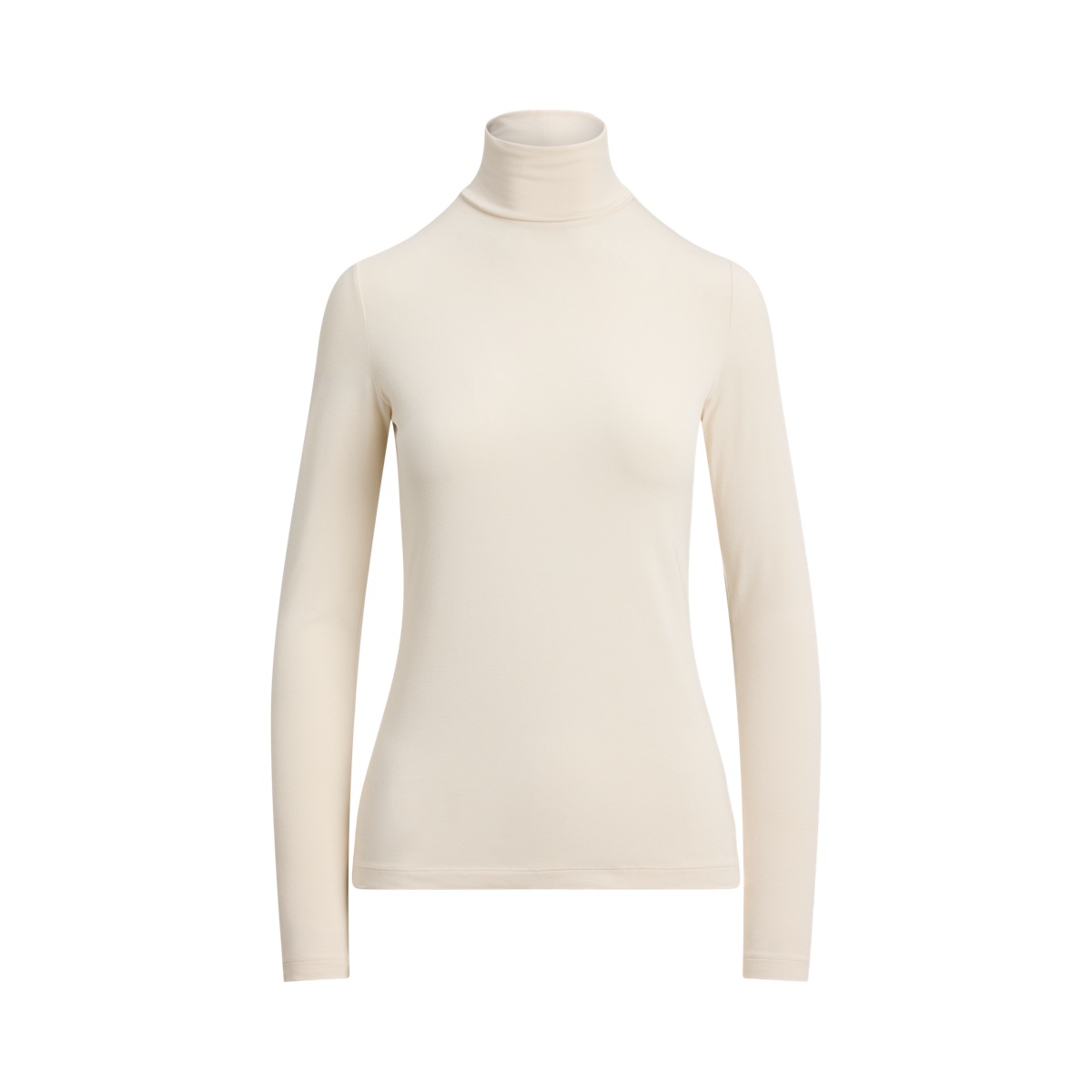 Stretch Jersey Turtleneck