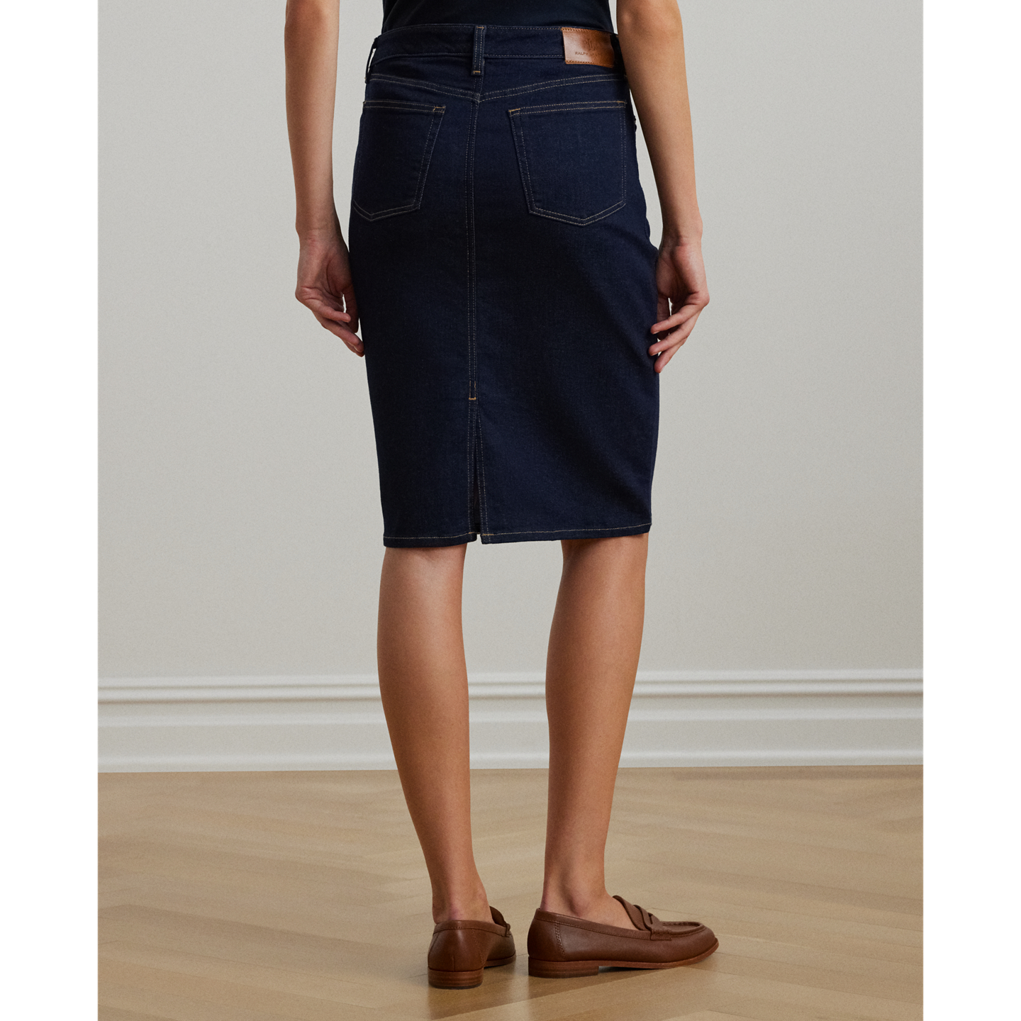 Женская юбка Ralph Lauren Denim, цвет: Варёный — фото 2