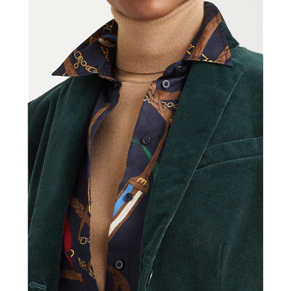 Deep Pine 2-Button Corduroy Blazer Lauren 6