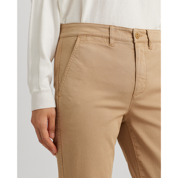 Birch Tan Slim Fit Stretch Chino Trouser Lauren Petite 6