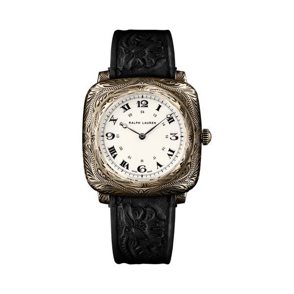 Oro rosa tipo coj&iacute;n grabado de 42&nbsp;mm