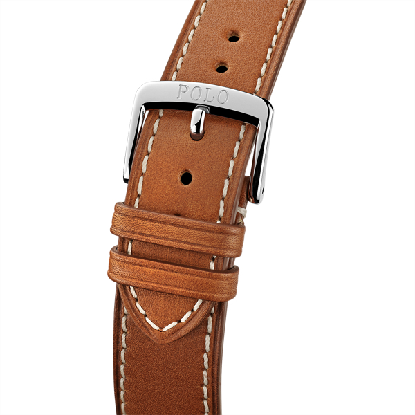 42 MM Polo Player Steel Green Dial