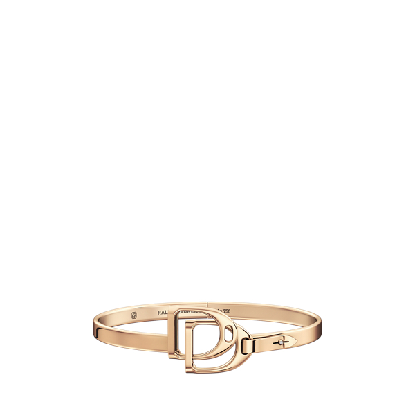 18k Rose Gold Rose Gold Double-Stirrup Bangle The Equestrian Collection 1