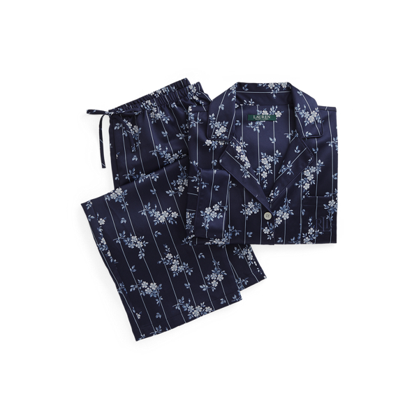 Pijama de sat&eacute;n floral Lauren en 1
