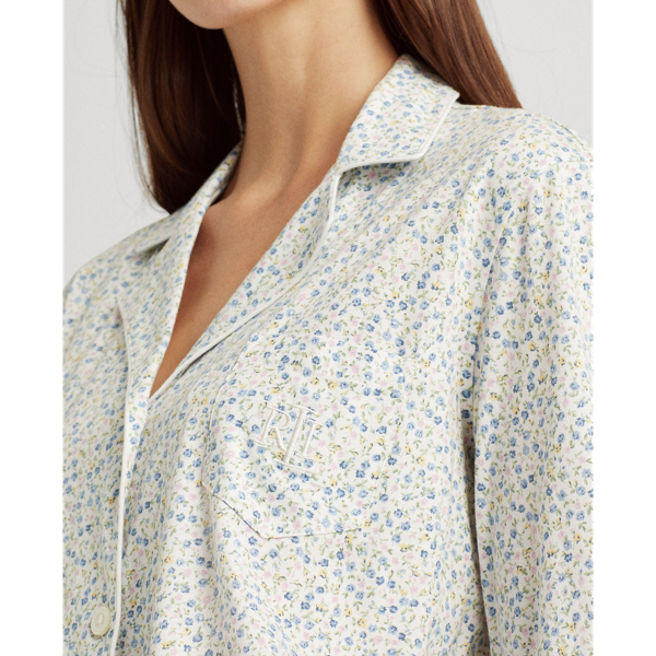 Multflor Floral Cotton-Blend Sleep Set Lauren 6