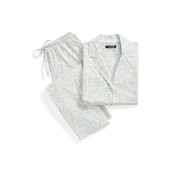 Floral Cotton-Blend Sleep Set Lauren 1