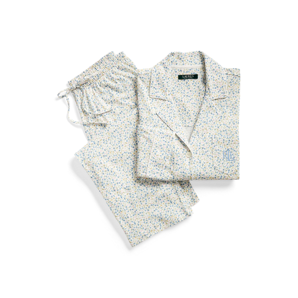 Logo Cotton-Blend Sleep Set Lauren 1