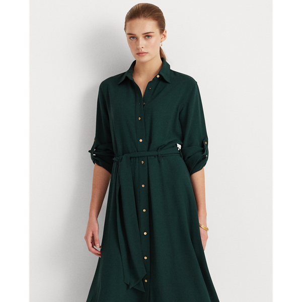 Ausgestelltes Hemdkleid Lauren in Tiefes Kiefer 4