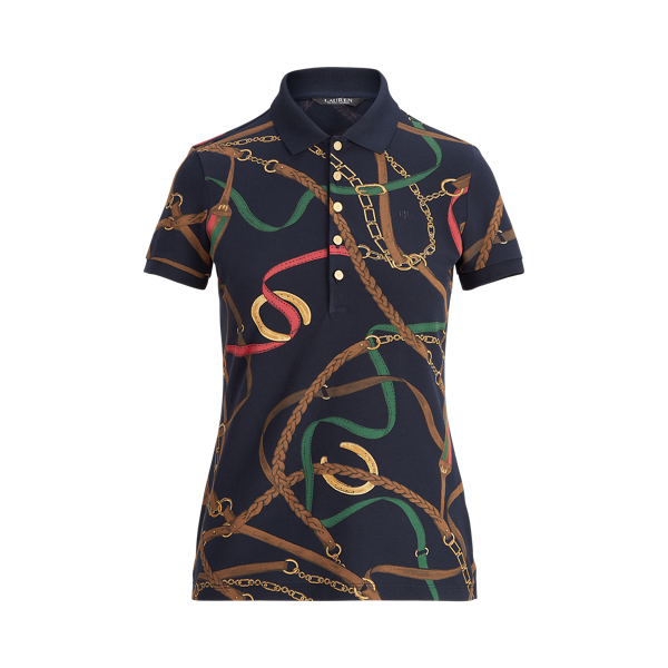 Bedrucktes Piqu&eacute;-Polohemd Lauren in 1