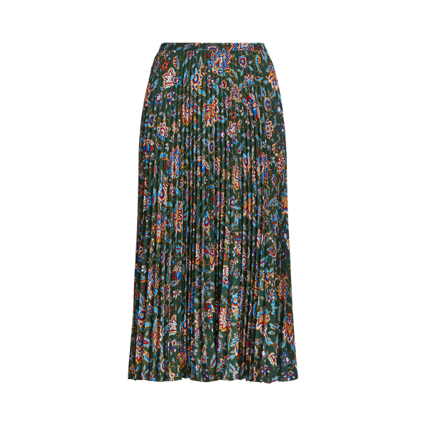 Falda de georgette plisada Lauren en 1