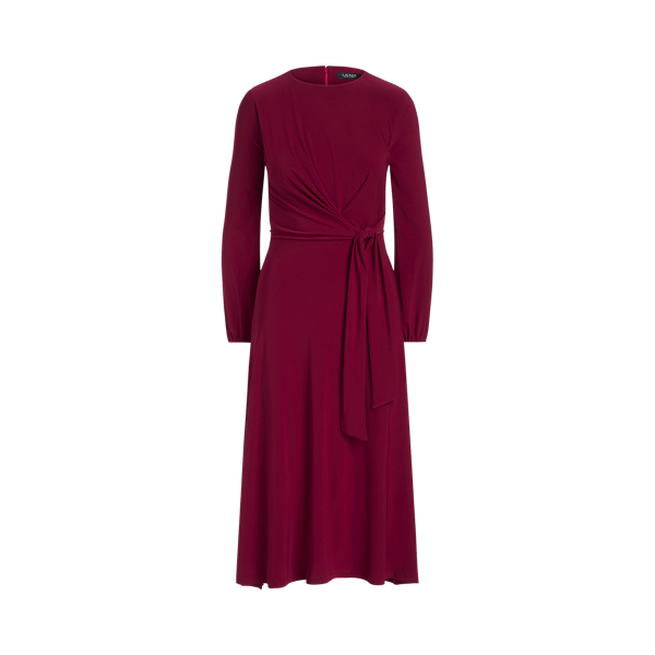 Robe en jersey &agrave; manches longues