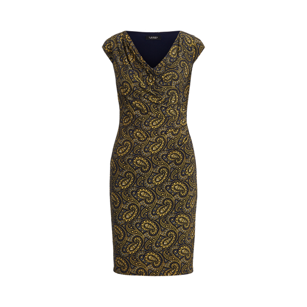 Paisley Jersey Dress