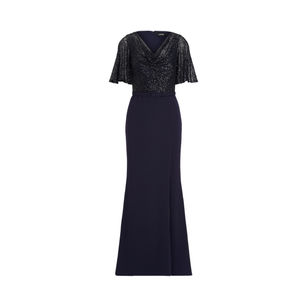 Sequined Jersey Evening Gown Lauren 1