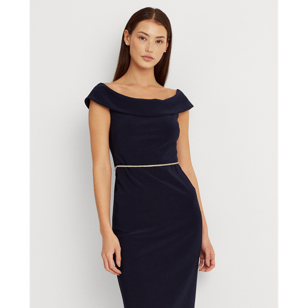 Lauren Ralph Lauren ★ 着心地◎ Jersey オフショルダー ドレス Jersey Off-the-Shoulder Dress for Women | Ralph Lauren® TN