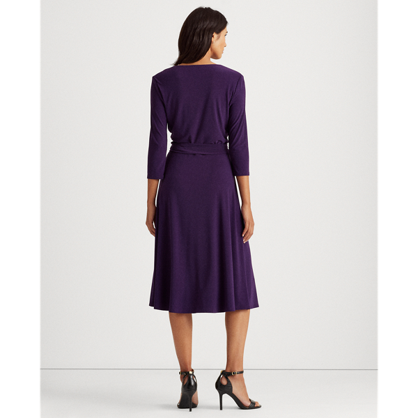 Raisin Surplice Jersey Dress Lauren 5