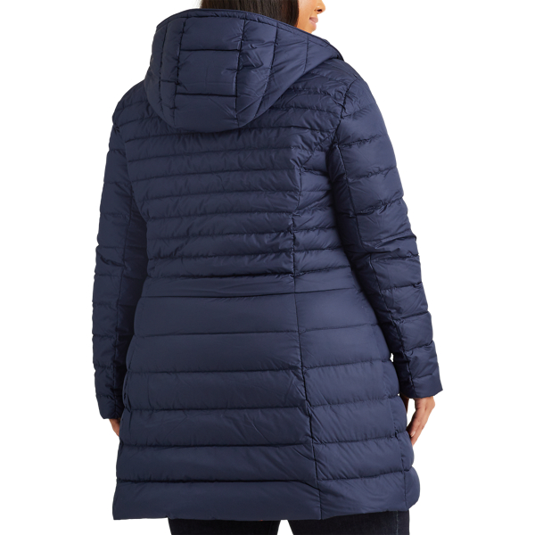 Navy Packable Down-Fill Coat Lauren Woman 5