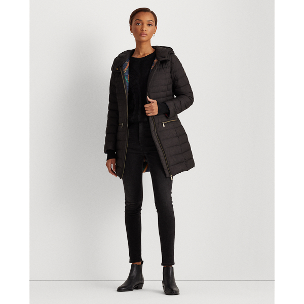 Doudoune rangeable Lauren en Noir 4