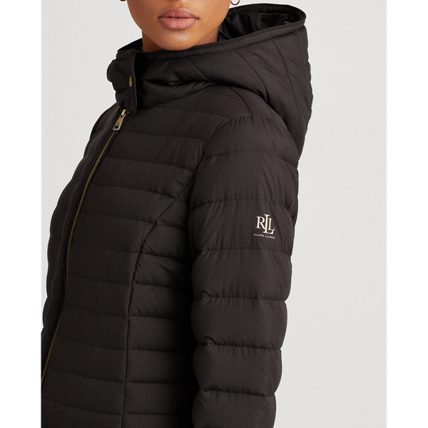 Doudoune rangeable Lauren en Noir 6